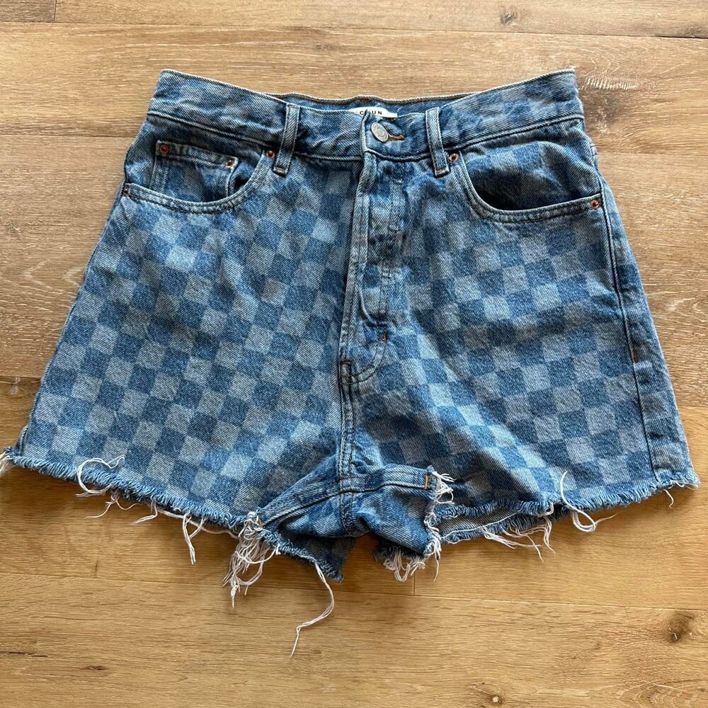 Pacsun blue denim shorts